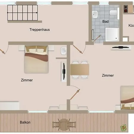 Haus Dora 3 Ahorn Appartement